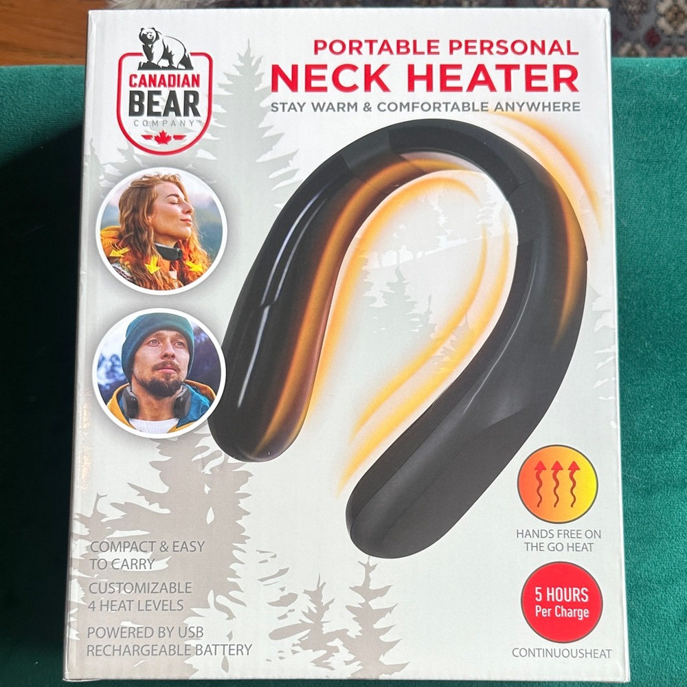 Canadian Bear Portable Personal Neck Heater